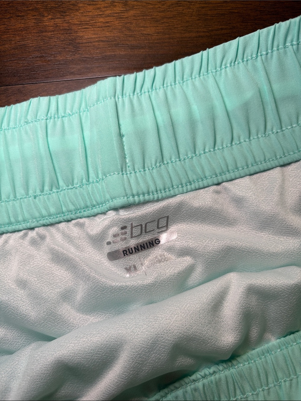 NWOT Women's Athletic Shorts - GREY & AUQUA - Picture 2 of 3